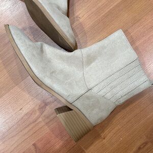 Tan Suede Ankle Boots